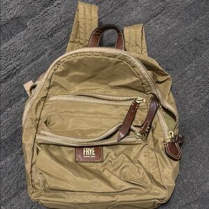Frye Tan Backpack